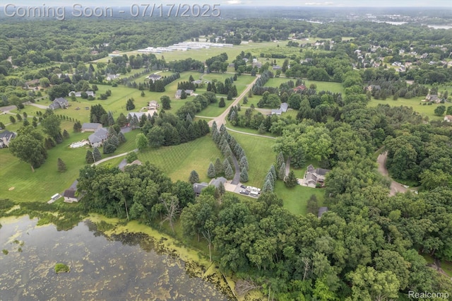 1847 Brandy Ln, Brighton, MI 48114 - aerial overview of property's location with rural landscape