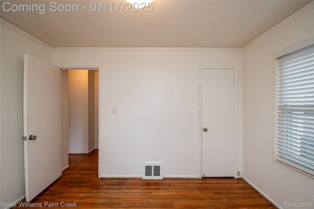 43 Charlevoix St, Clawson, MI 48017 - spare room featuring wood finished floors and ornamental molding