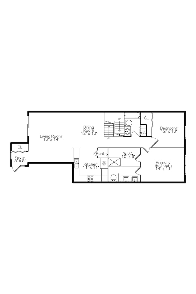 241 W Oakbrook Dr, Ann Arbor, MI 48103 - view of floor plan / room layout