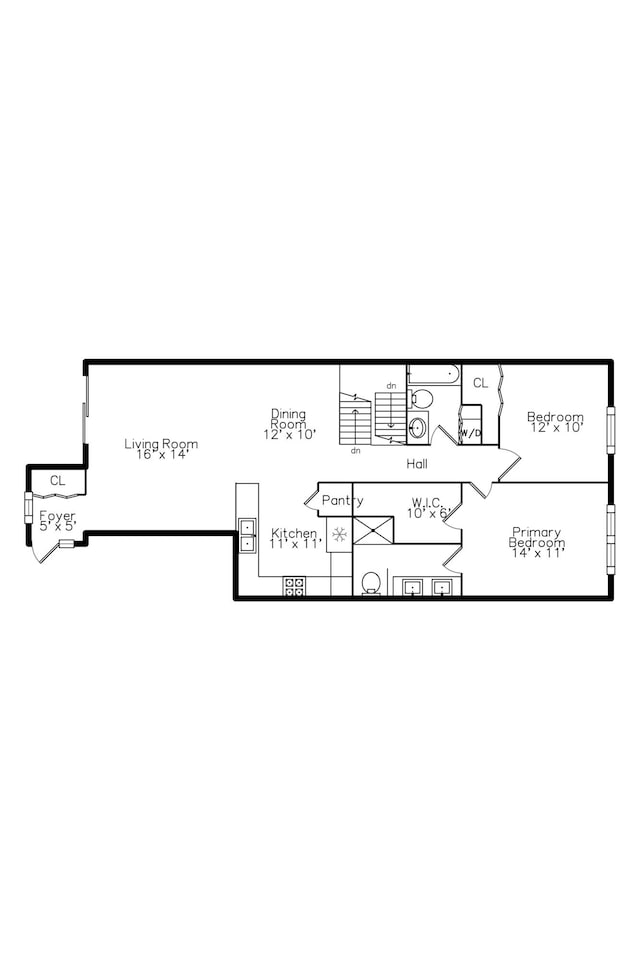 225 W Oakbrook Dr, Ann Arbor, MI 48103 - view of room layout