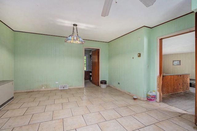 2597 E Glendora Rd, Buchanan, MI 49107 - empty room featuring a ceiling fan