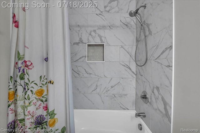 21150 Bryce Ct, Romulus, MI 48174 - full bathroom featuring shower / bath combo