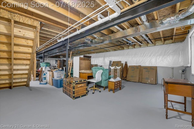 21150 Bryce Ct, Romulus, MI 48174 - view of unfinished basement
