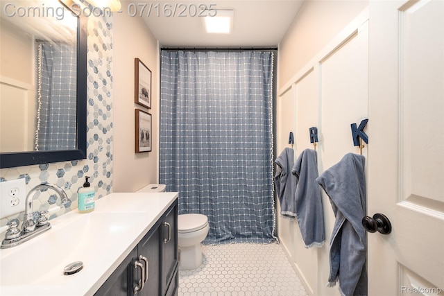 7366 E Maple Ave, Grand Blanc, MI 48439 - bathroom with vanity and tile patterned floors