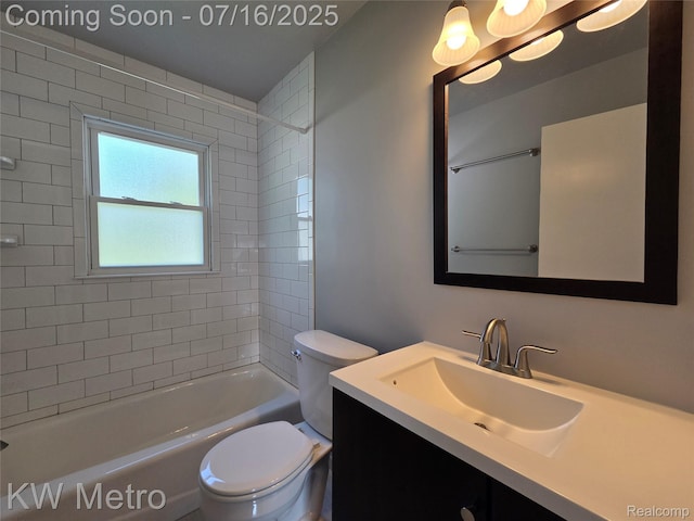 4507 Sedgemoor Ave, Royal Oak, MI 48073 - full bathroom featuring vanity and tub / shower combination