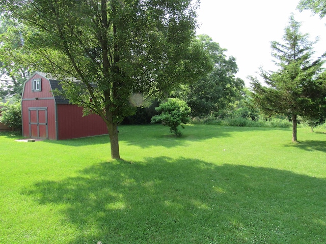 4237 W Grand Blanc Rd, Swartz Creek, MI 48473 - view of grassy yard with a storage unit