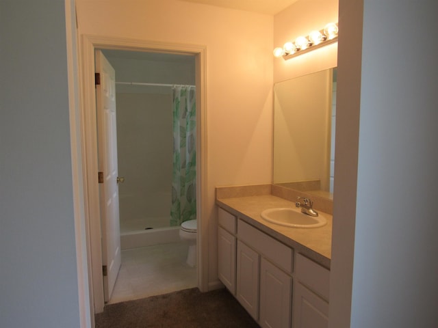 4237 W Grand Blanc Rd, Swartz Creek, MI 48473 - bathroom with curtained shower and vanity