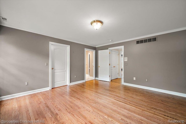 400 Hamilton Rd, Bloomfield, MI 48301 - unfurnished bedroom with ornamental molding and light wood finished floors