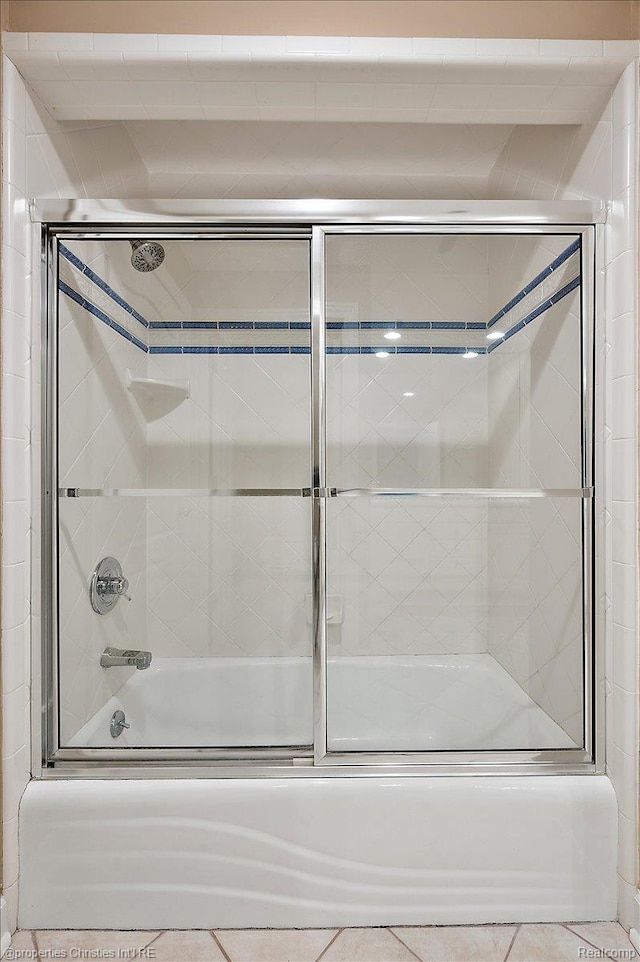 400 Hamilton Rd, Bloomfield, MI 48301 - bathroom featuring bath / shower combo with glass door and tile patterned flooring