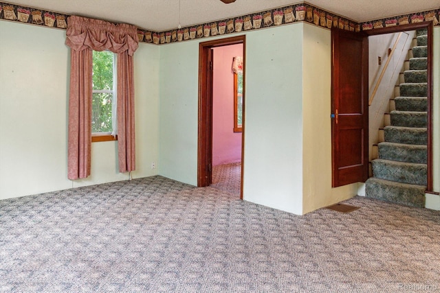 4415 Central St, Columbiaville, MI 48421 - empty room with carpet and stairs