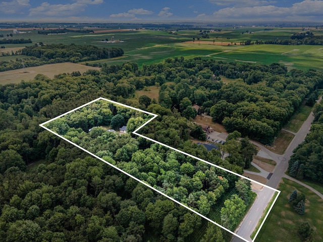 4675 44th St, Holland, MI 49423 - overview of rural landscape featuring property boundaries highlighted