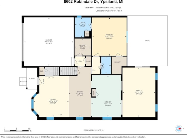 6602 Robindale Dr, Ypsilanti, MI 48197 - view of home floor plan