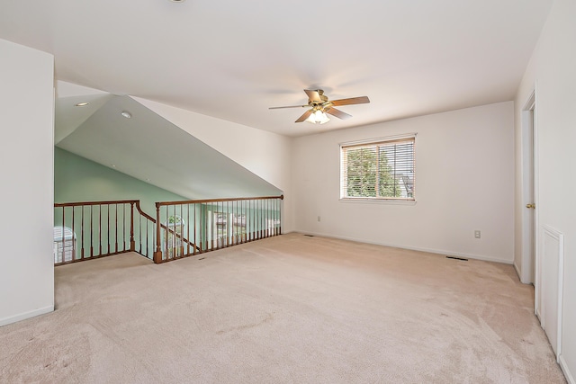 6602 Robindale Dr, Ypsilanti, MI 48197 - empty room featuring ceiling fan and carpet flooring