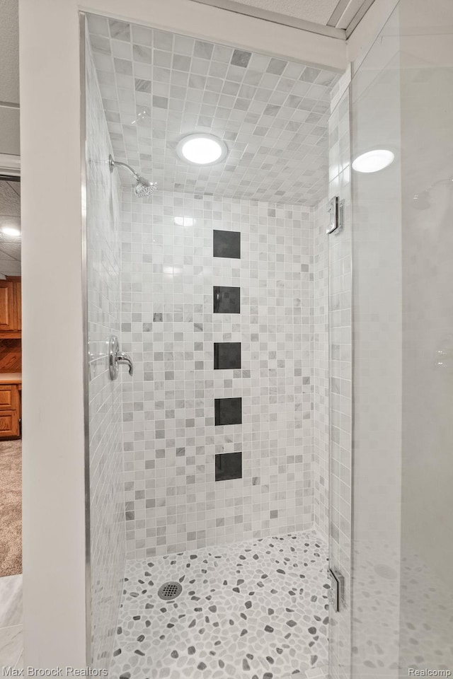 1109 Ivyglen Cir, Bloomfield Hills, MI 48304 - bathroom featuring a stall shower