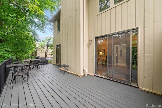 1109 Ivyglen Cir, Bloomfield Hills, MI 48304 - wooden deck with outdoor dining space
