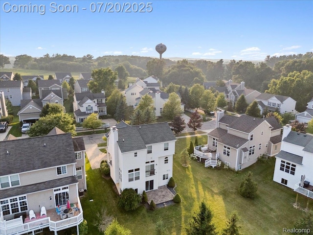 1145 York Ave, Howell, MI 48843 - aerial view of residential area