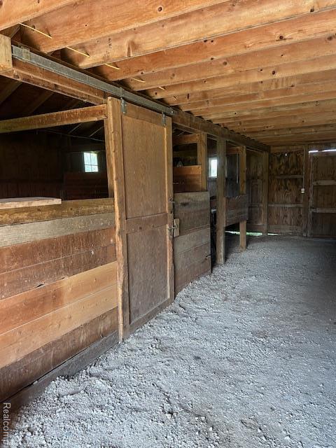 20100 Hickory Ridge Rd, Holly, MI 48442 - view of horse barn