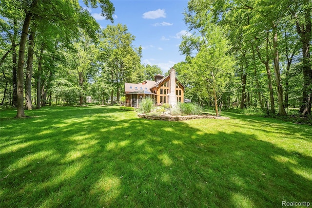 8931 Bridge Rd, Grosse Ile, MI 48138 - view of grassy yard