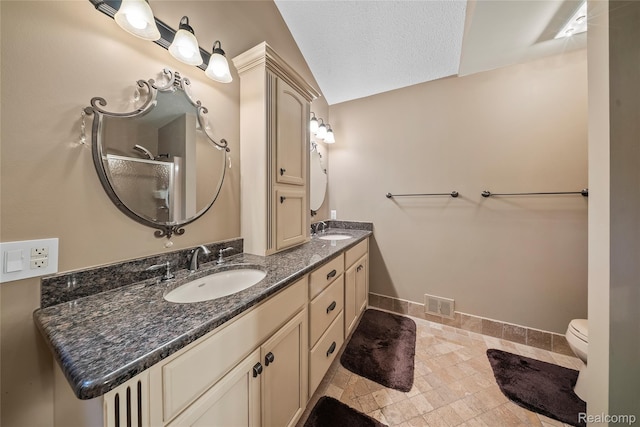 8931 Bridge Rd, Grosse Ile, MI 48138 - bathroom featuring double vanity and a shower