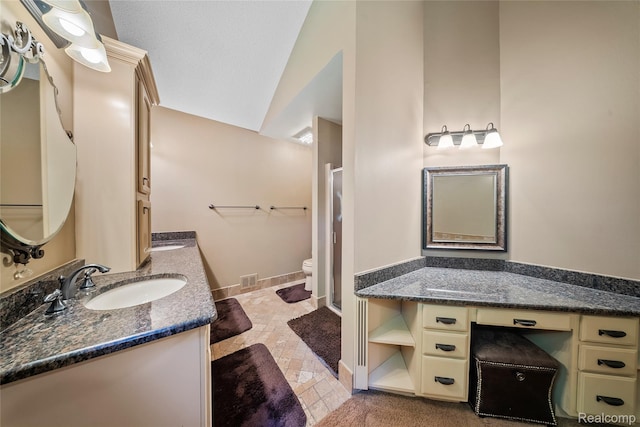 8931 Bridge Rd, Grosse Ile, MI 48138 - full bathroom featuring double vanity and a stall shower