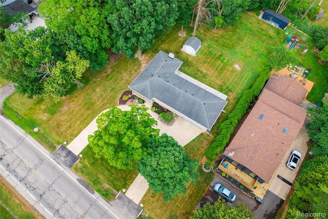 21819 Meridian Rd, Grosse Ile, MI 48138 - aerial view
