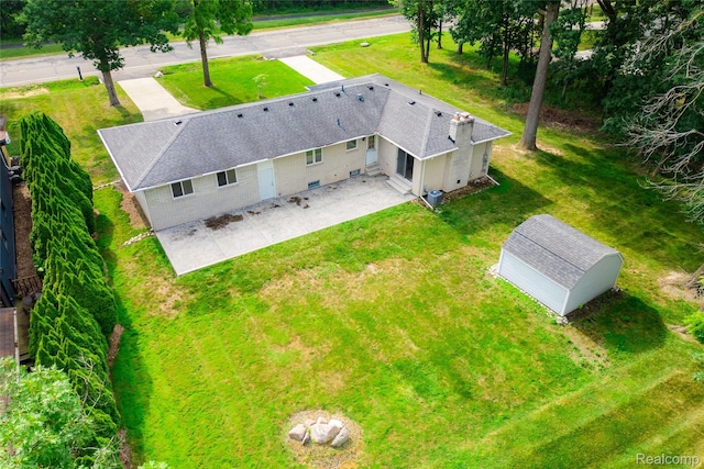 21819 Meridian Rd, Grosse Ile, MI 48138 - view from above of property