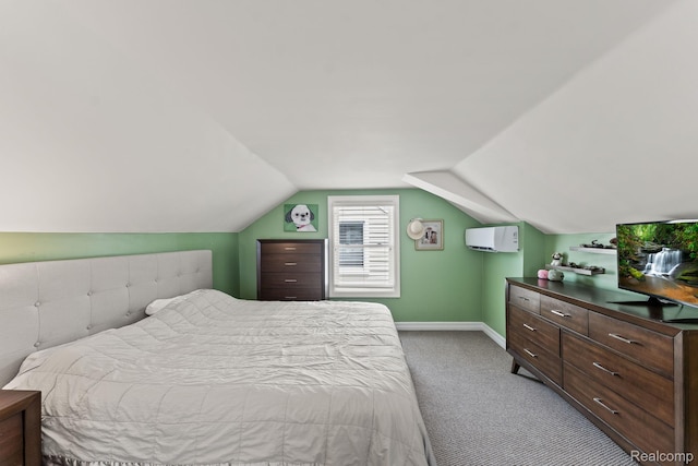 1405 Fielding St, Ferndale, MI 48220 - carpeted bedroom featuring vaulted ceiling and baseboards