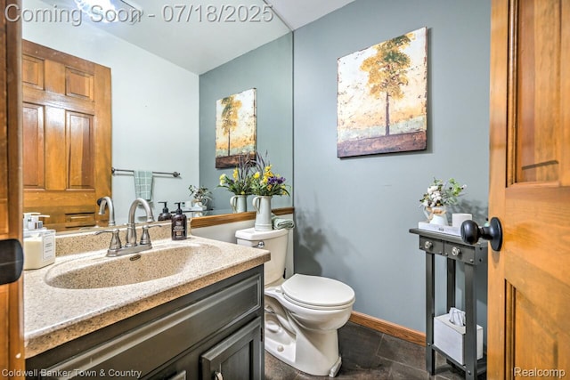 978 Oak Ridge Cir, Brighton, MI 48116 - half bathroom with toilet and vanity
