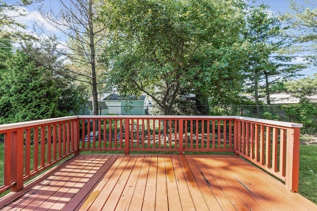 22830 Lincoln Ct, Saint Clair Shores, MI 48082 - view of wooden deck
