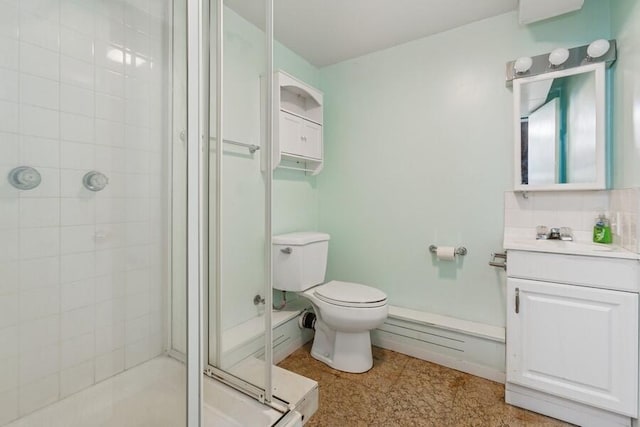 13613 Log Cabin Rd, Three Oaks, MI 49128 - full bathroom featuring a shower stall and vanity
