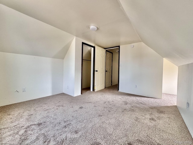 1128 White St, Port Huron, MI 48060 - additional living space featuring lofted ceiling and carpet