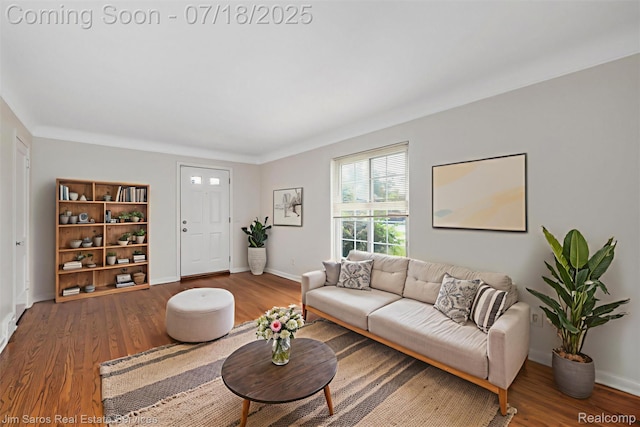 302 Alter Rd, Detroit, MI 48215 - living area with wood finished floors