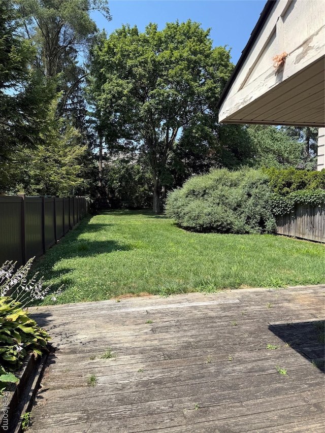730 Wallace St, Birmingham, MI 48009 - view of yard with a deck