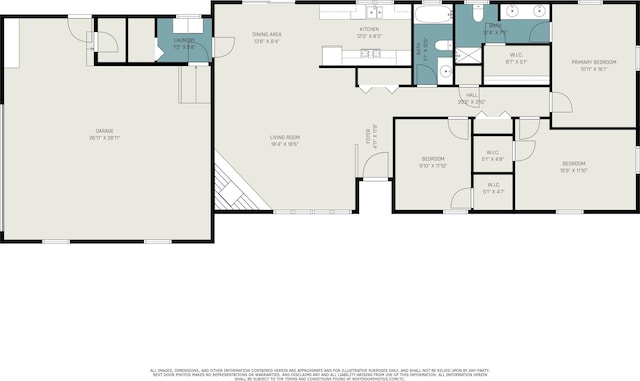 18354 Mount Zion Rd, Galien, MI 49113 - view of home floor plan