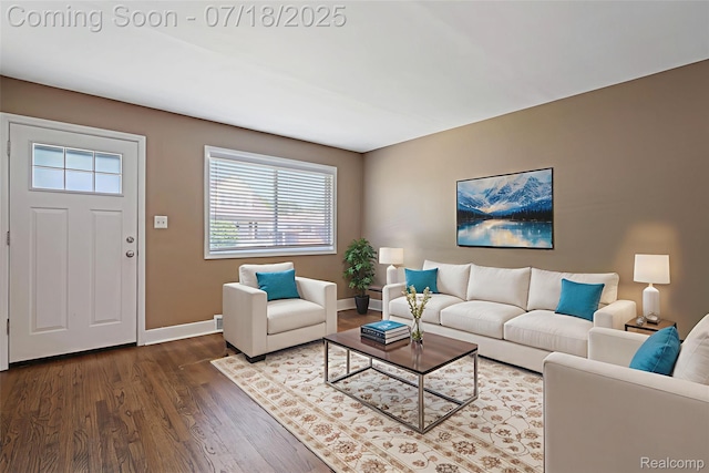 27034 Baldwin Ave, Warren, MI 48092 - living area featuring baseboards and wood finished floors
