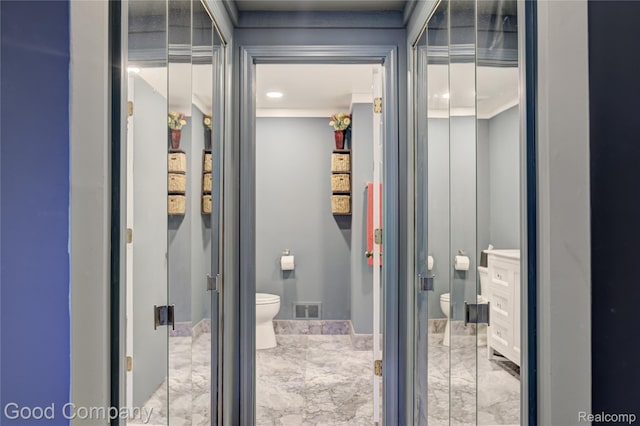 1470 Timberview Trl, Bloomfield Hills, MI 48304 - bathroom with marble tiled flooring and vanity
