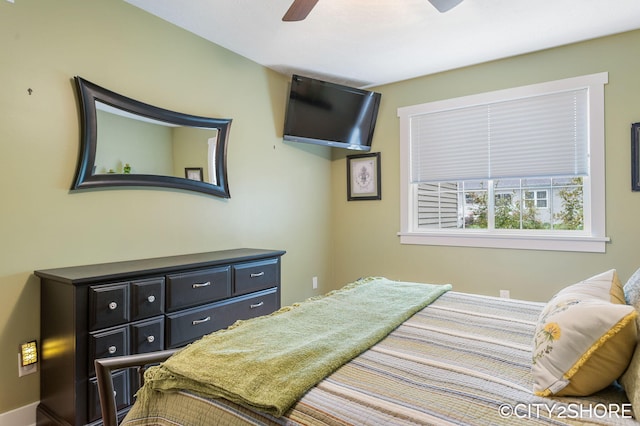3981 Acadia Dr, Hudsonville, MI 49426 - bedroom featuring a ceiling fan