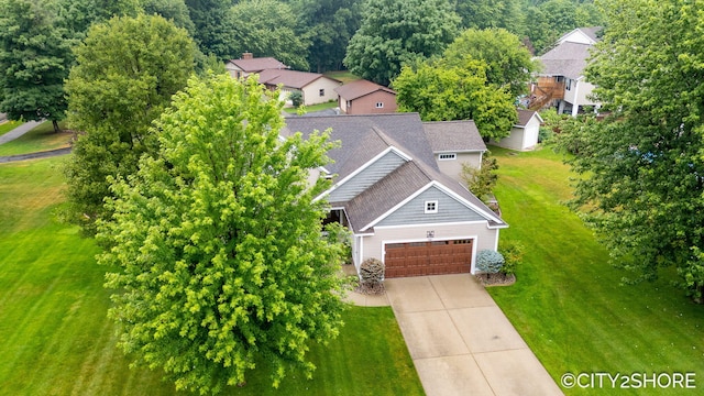 3981 Acadia Dr, Hudsonville, MI 49426 - view from above of property