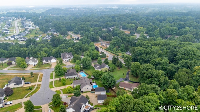 3981 Acadia Dr, Hudsonville, MI 49426 - aerial perspective of suburban area featuring a forest