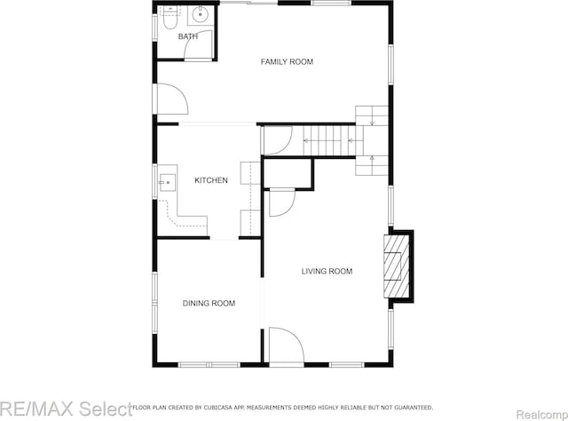 619 Frank St, Flint, MI 48504 - view of home floor plan