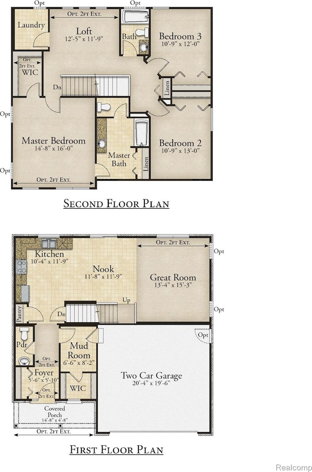 21008 Campolina Dr, South Lyon, MI 48178 - view of floor plan / room layout