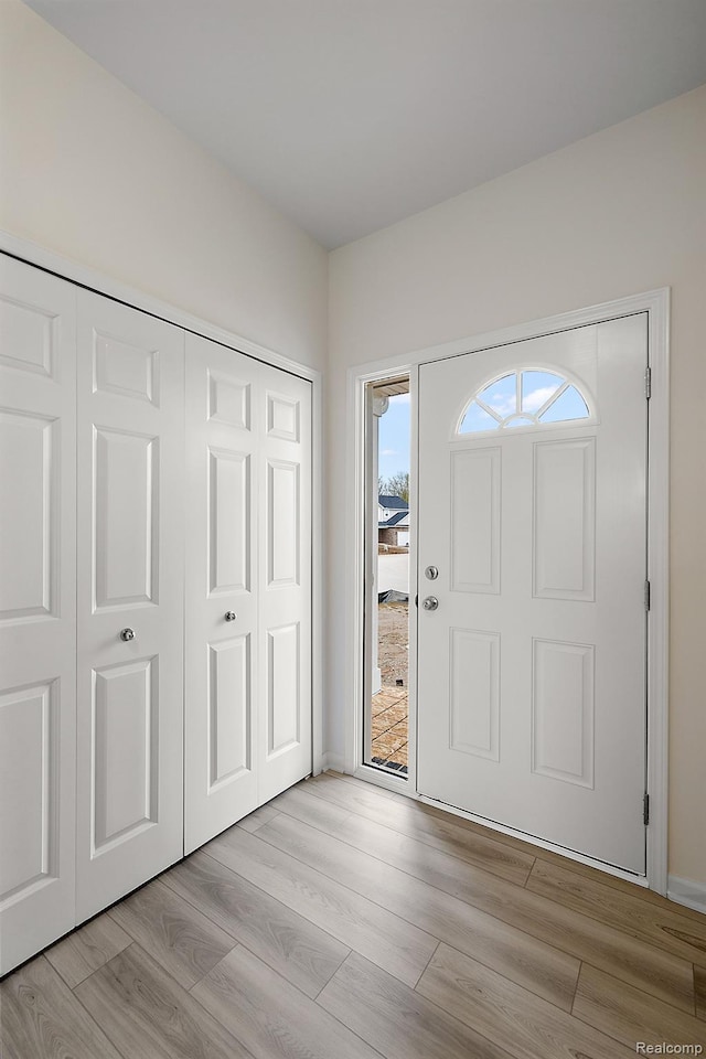 21008 Campolina Dr, South Lyon, MI 48178 - foyer entrance with light wood-style flooring