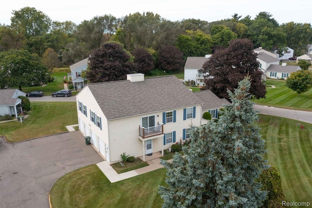 3091 Oakridge Ct, Lake Orion, MI 48360 - aerial perspective of suburban area