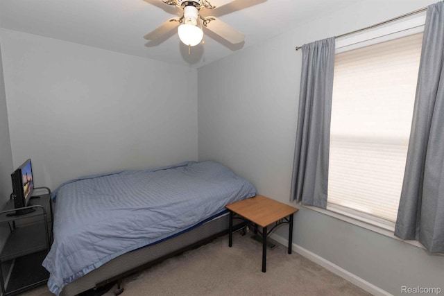 3091 Oakridge Ct, Lake Orion, MI 48360 - bedroom featuring carpet and a ceiling fan