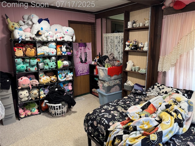 2185 Roslyn Ave, Flint, MI 48532 - bedroom with carpet floors