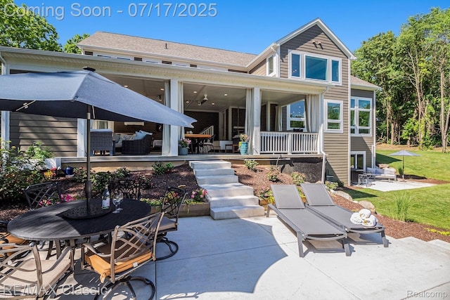 7171 Lucy Dr, Dexter, MI 48130 - view of patio with outdoor dining space