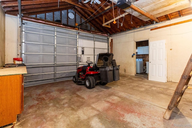 19817 Martin Rd, Saint Clair Shores, MI 48081 - garage featuring a garage door opener