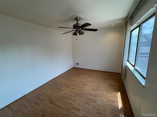 5216 Brett Ct, West Bloomfield, MI 48322 - spare room with wood finished floors and ceiling fan