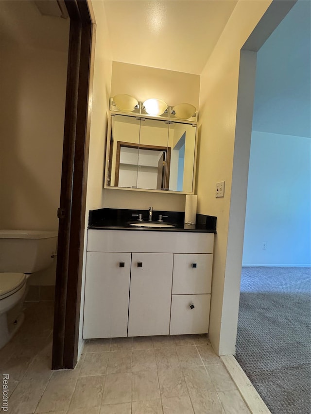 5216 Brett Ct, West Bloomfield, MI 48322 - bathroom featuring vanity and tile patterned flooring