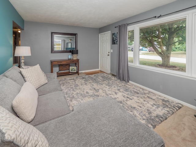 3130 27th St SW, Grandville, MI 49418 - carpeted living room with baseboards